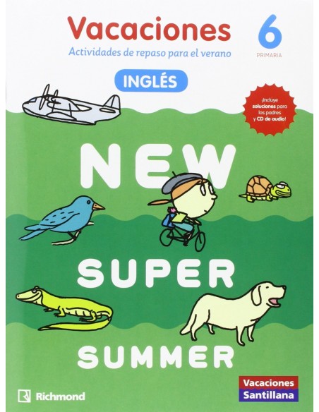 NEW SUPER SUMMER 6º primaria book audio